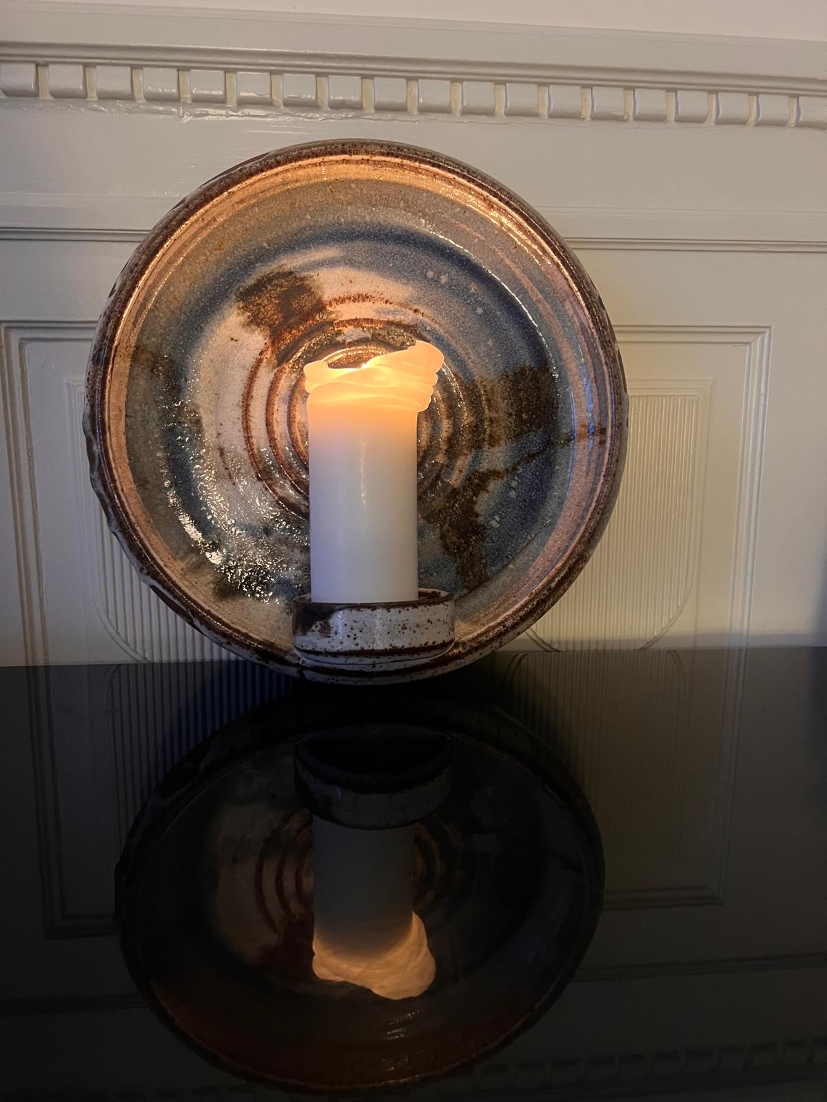 Ceramic Wall Art Candleholder - Image 2